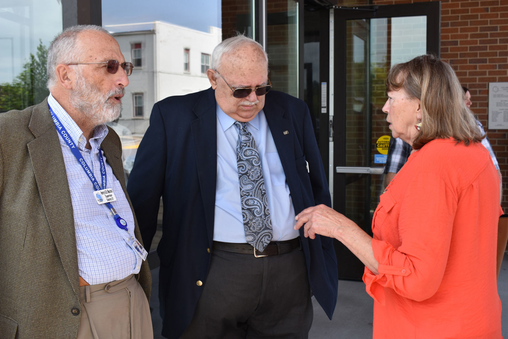 Columbia County dedication conversation